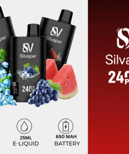 SILVAPER yakult 24000Puffs 20MG