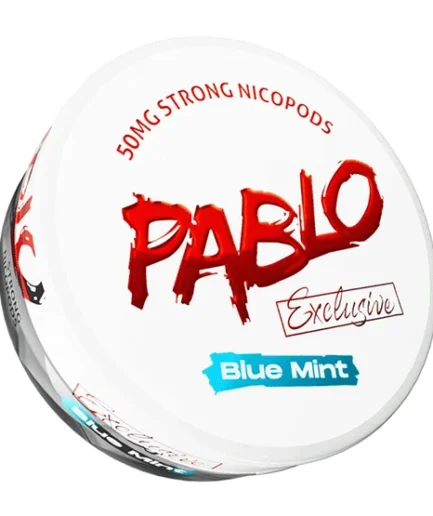 Pablo Exclusive Blue Mint 50mg Nicotine Pouches