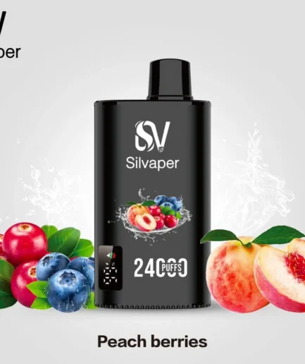 SILVAPER Peach Berries 24000Puffs 20MG