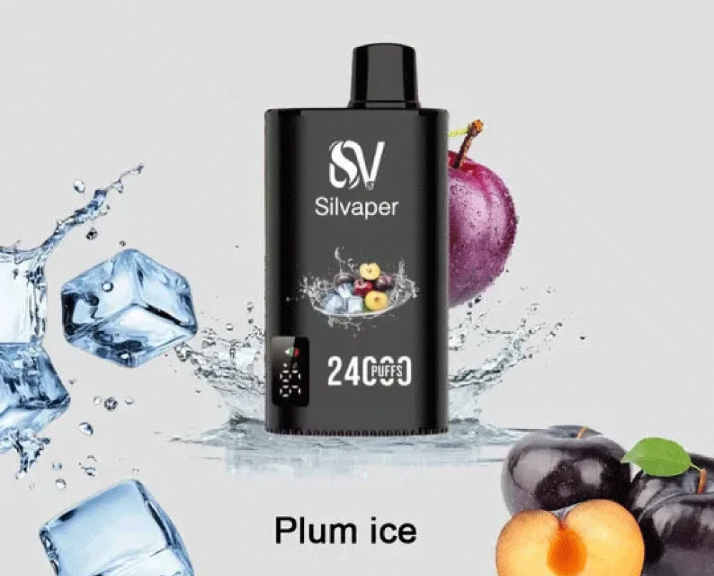 Plum-Ice-SILVAPER-24000-PUFFS-DISPOSABLE-VAPE-Dubai-uae