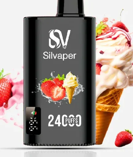 SILVAPER Strawberry Ice Cream 24000Puffs 20MG