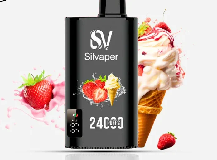 Silvaper-24000-Puffs-strawberry-ice-cream