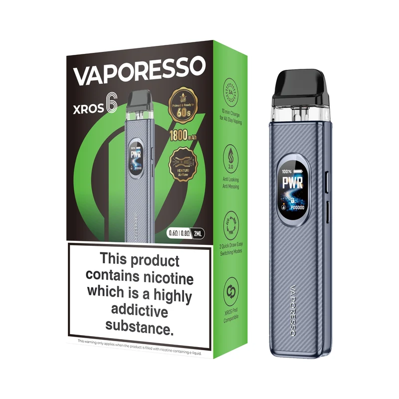 Vaporesso_XROS_6_Carbon_Fiber_Grey