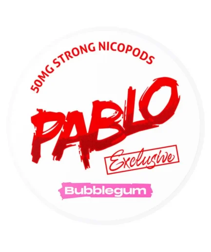 Pablo Exclusive Bubblegum 50mg Nicotine Pouches