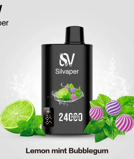 SILVAPER lemon Mint Bubblegum 24000Puffs 20MG
