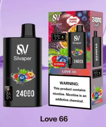 SILVAPER Love 66 24000Puffs 20MG