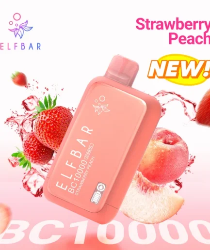 ELFBAR Strawberry Peach 10k puffs 20mg